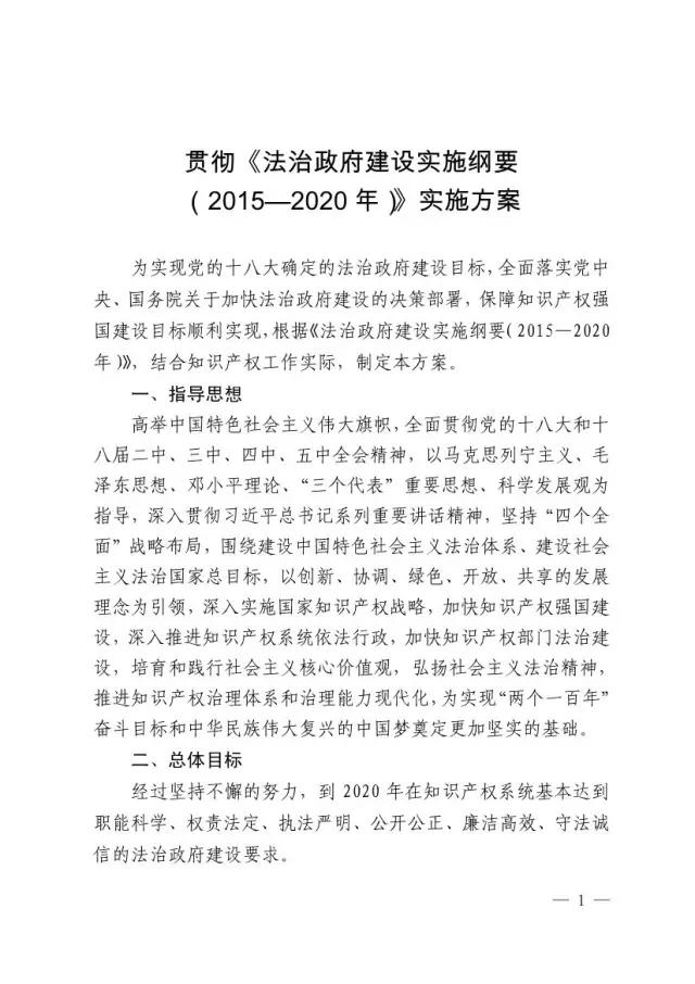 貫徹《法治政府建設(shè)實(shí)施綱要（2015—2020年）》實(shí)施方案（全文）